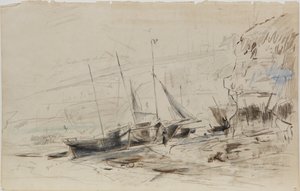 Tekening door Louis Marie Faudacq